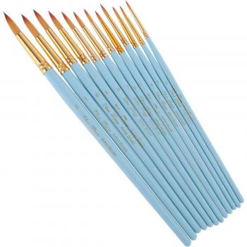 Nylon Hair Round Pointed Brushes
