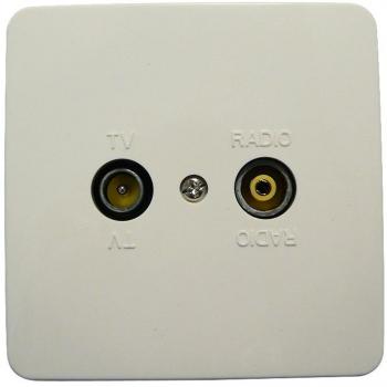 Maximum Wall Outlet TV/Radio Finish with Voice Control
