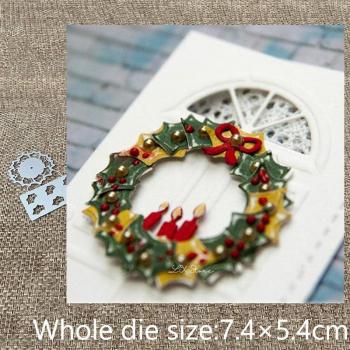 Circle Leaf Cutting Die for Card Making