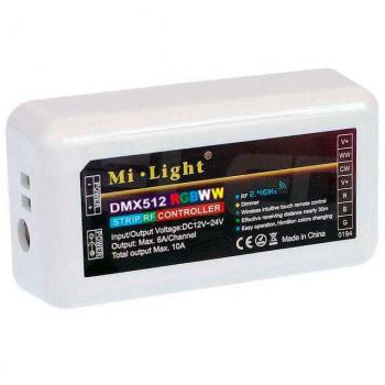 Controlador RF DMX512 para RGB+CCT