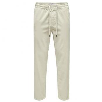 Only & Sons Tapered Fit Cordhose mit elastischem Bund Modell 'LINUS', Größe XXL
