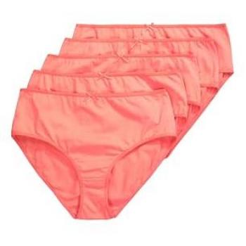 Ulla Popken Baumwoll-Midislips, 5er-Pack, große Größen
