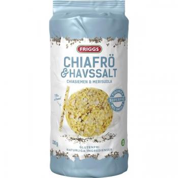 Friggs Chiafrö & Havssalt Majskakor 125 g