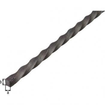 Alberts Vierkantstange, gedreht, Stahl roh, 1000 mm