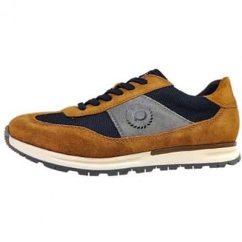 Bugatti Mens Tan Textured Cleated Trainers – UK 9