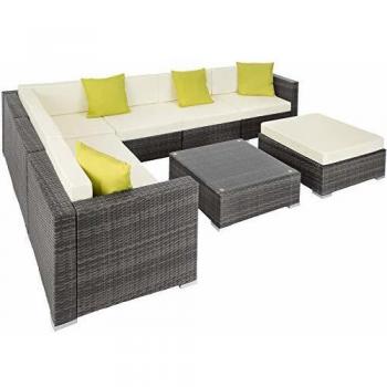 Collezione Arredamento Estivo TecTake 403083 – Set Rattan & Alluminio