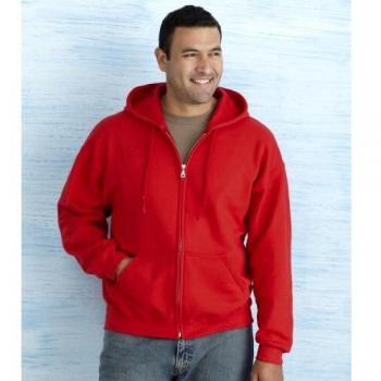 Gildan Ash Heavy Zip Hooded Sweatshirt (S)