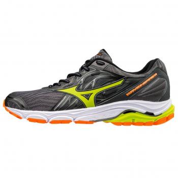 Mizuno Wave Inspire 14, Zapatillas de Running Hombre, Magnet/Limepunch/Vibrantorange