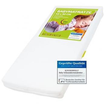 Neugeborenen-Matratze 40 × 90 cm – Dämpfender Schaumstoff