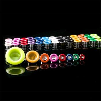Œillets décoratifs en alliage métallique pour vêtements, diamètre intérieur 4MM/8MM, 50 unités