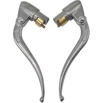 Alconstar Silver Brake Clutch Lever Handle Grips CJ-K750 for BMW R72 R71 R51 Ural M72 M1 Sidecar Retro Motor