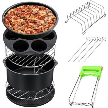 8-Inch Air Fryer Cooking Accessories Set for 5.2-5.8 Qt