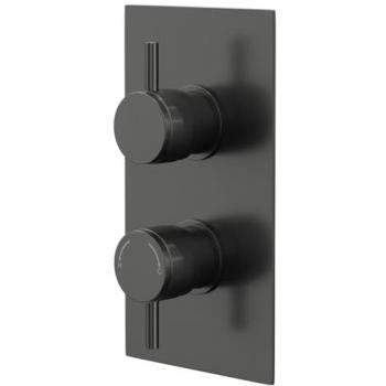 Colore Round Twin Shower Valve with Diverter