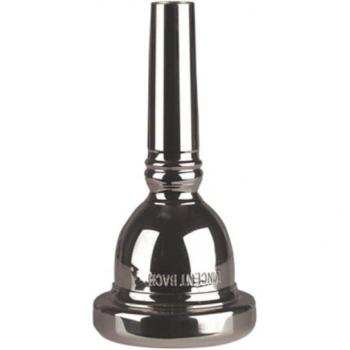 Small Shank 8 mm Bach Trombone Mouthpiece – Silver‑Plated Finish