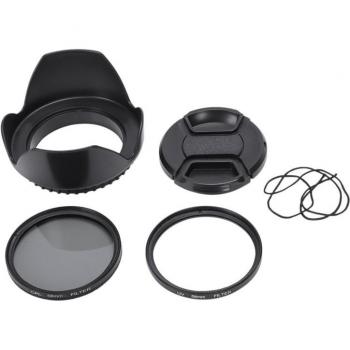 Filtro UV 58 mm Polarizador CPL con tapa protectora Canon EOS 700D, 100D, 600D, 1200D