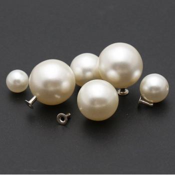 Acrylic Pearl White Rivets