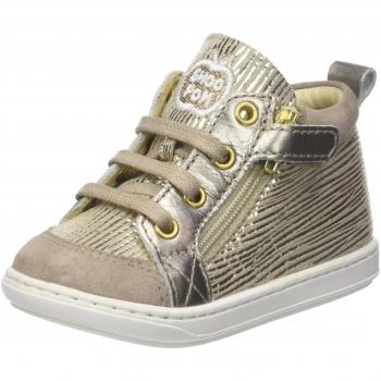 Shoo Pom Botas Altas Bouba BI Zip para Bebés, Color Beige/Platine, Talla 25 EU