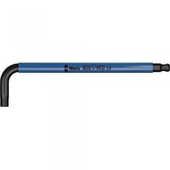 Llave Hex-Plus HF 100 con Bola 950 en Color Azul (Wera)