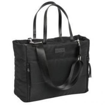 Gepolsterte Moos Negro Tasche in Schwarz
