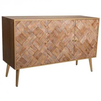 Aparador Colonial 120×41,5×71 cm con Acabado Marrón Wanderlust Deco