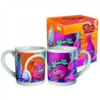 Taza Trolls 240 ml Cerámica Diseño Poppy