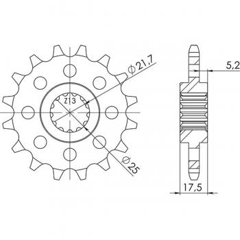 SuperSprox 15,2 mm Zahnstange – Serie CST‑297