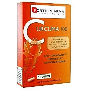 Turmeric Forte Pharma 100 Gélules, 15 Unidades