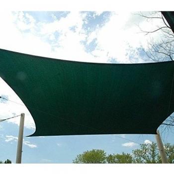 Toldo de Vela Verde Cuadrado 3,6 x 3,6 m (Garbric) – Ideal para patios y terrazas