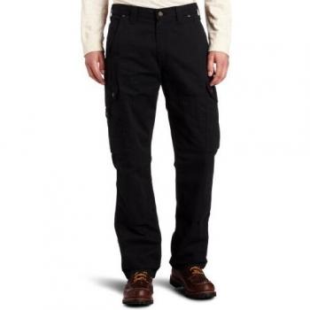 Carhartt Herren Cargo Hose, Ripstop Baumwolle, W34/L34, Schwarz
