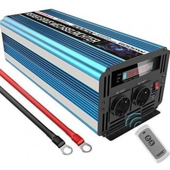 Power Inverter 3000W DC12V con LCD e Telecomando