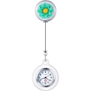 Reloj de Clip Floral para Profesionales de la Salud