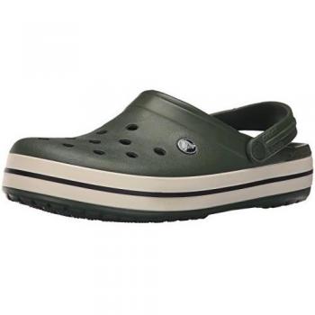 Crocs Zuecos Crocband Clog, Verde, 41/42 EU (8 US)