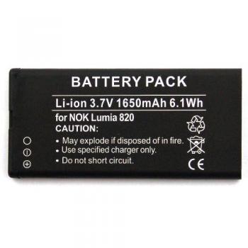 Kit de recarga 1650 mAh para Nokia Lumia 820