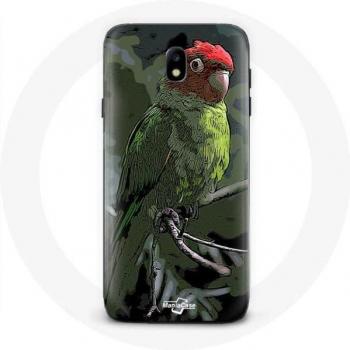 Protector con diseño rojo y verde para Samsung Galaxy J3 2017