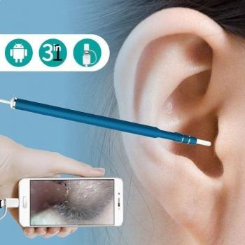 Endoscope pour nettoyage d'oreilles HD 720P