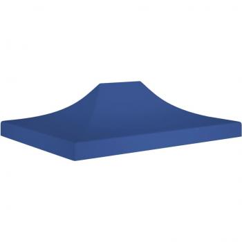 VidaXL Techo de carpa para celebraciones azul 4x3 m 270 g/m²