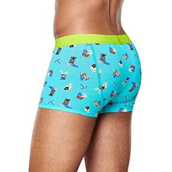 Happy Socks Tiki Soda Bleu – Box de sous‑vêtements masculins