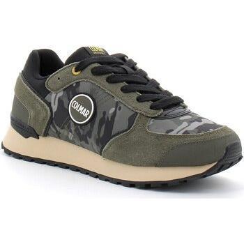 Colmar Travis Cuir Camu Vert Baskets à lacets – Taille 41