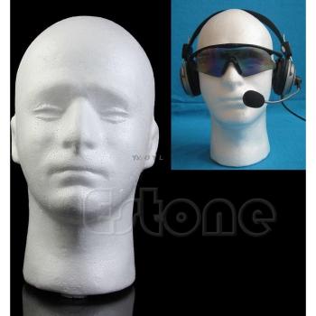 Male Styrofoam Display Head for Glasses