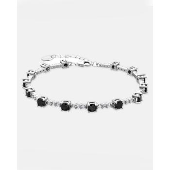 Destellos de Plata: Pulsera Luxenter con Circonita Onix en Rodio
