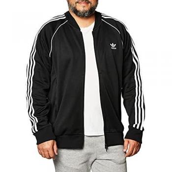 Adidas SST TT P Blue Fz Hoodie, Uomo, XL, Black/White