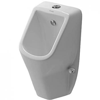 Duravit D-Code Hochglanz Urinal mit HygieneGlaze, Weiß