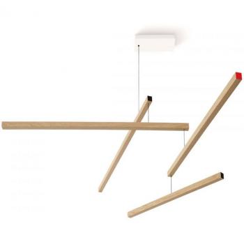 Citron Suspendu Mobile – Clown Tasso en bois multicolore