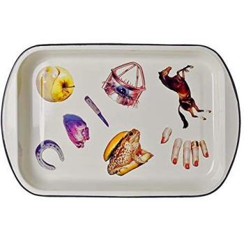 Smaltovaný plech na pečení TOILETPAPER Seletti 56 x 29 cm