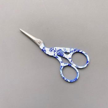 9.2cm Vintage Craft Scissors with Floral Design