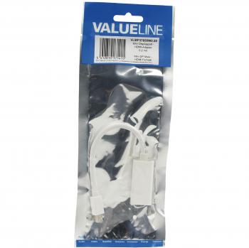 Câble HDMI 0.20 m Mâle VALUELINE Blanc