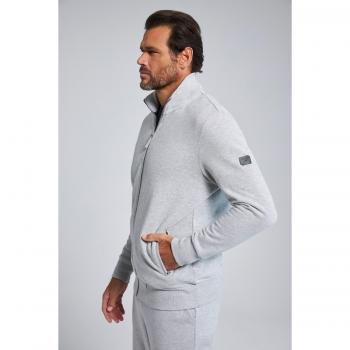 Felpa con collo alto JAY-PI, Uomo, grey, taglia 7XL
