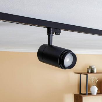 Arcchio Nanna Black LED Track Light, 3000K, DALI