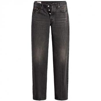 Levi's Damen Weite Jeans 90'S 501 Schwarz Gr. 30, Länge 34