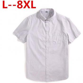 Camisa de trabajo a rayas para hombre 5XL